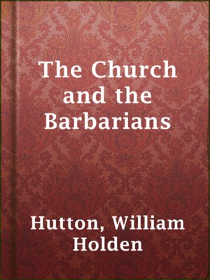 cover image of The Church and the Barbarians